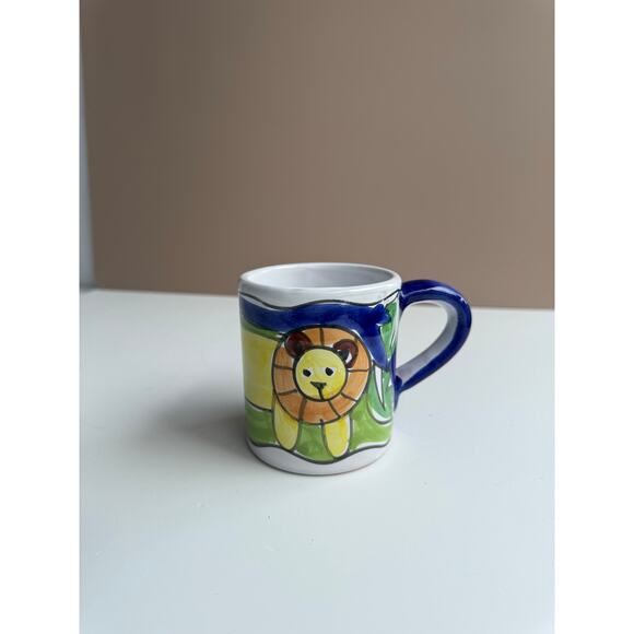 Starbucks Hand Painted Lion Mug | Made in Italy | Colorful Ceramic - Picture 5 of 9